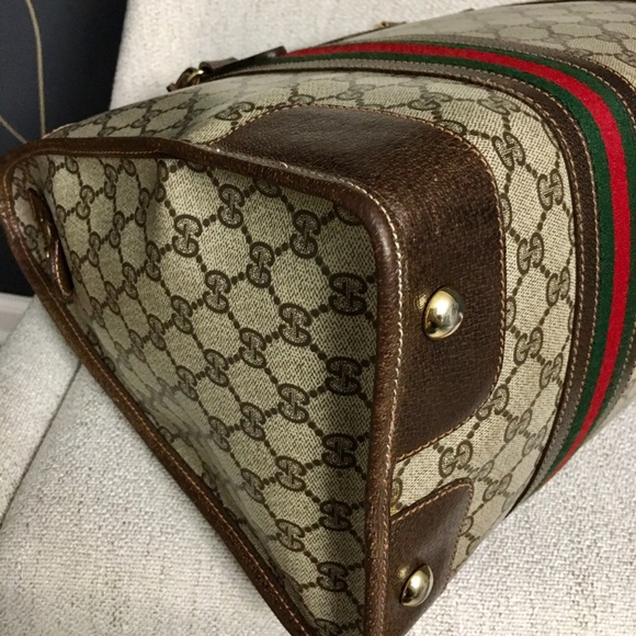 Authentic GUCCI vintage satchel bag - verified authentic by Poshmark! - Picture 9 of 16